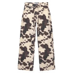 Chic Cowhide Wide Leg Jeans