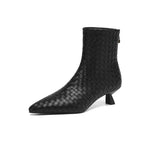Milano Woven Ankle Boots