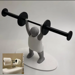 Barbell Buddy Toilet Paper Holder