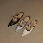 Vieste Genuine Leather Mules