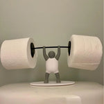 Barbell Buddy Toilet Paper Holder