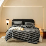Faux Fur Rabbit Throw Blanket