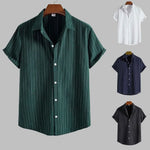 Eastport Striped Button-Up