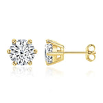 Lyra Glow Moissanite Studs