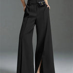 Leona High-Waisted Pleat Trousers