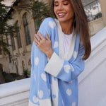 Aurora Heart Loose Fit Cardigan
