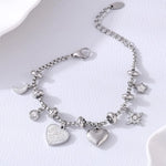 Nova Heart Charm Bracelet