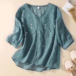 Serene Linen Blouse