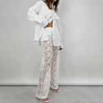 Celeste Sheer Lace Pants