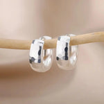 Timeless Sculpted Gold Hoop Earrings
