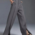 Leona High-Waisted Pleat Trousers