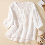 Serene Linen Blouse