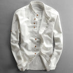 "Haruto" Japan Style Linen Button-Up