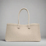 Daria Woven Leather Handbag