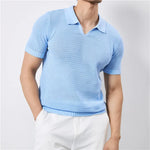 Marcus Mesh-Knit Polo