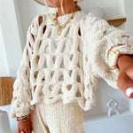 Vera Hollow Knit Sweater