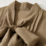 Georgette Tie Neck Blouse