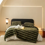 Faux Fur Rabbit Throw Blanket