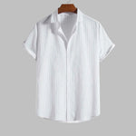 Eastport Striped Button-Up