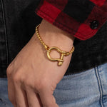 Crownlink Box Chain Bracelet