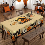 Pumpkin Shadows Tablecloth