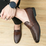 Dalton Braided Leather Loafer
