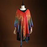 Wild Iris Tassel Scarf