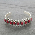 Vintage Tibet Silver Stone Bracelet