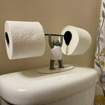 Barbell Buddy Toilet Paper Holder