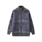 Astoria Oversized Plaid Knit Cardigan