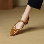 Luna Faux Fur Heels