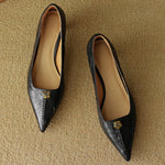Mary Ann Leather Heels