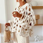 Vera Hollow Knit Sweater