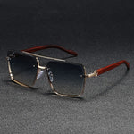 Beckett Square Wood Sunglasses