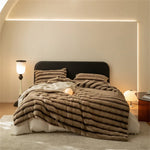 Faux Fur Rabbit Throw Blanket