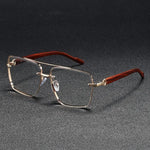Beckett Square Wood Sunglasses