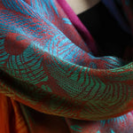 Wild Iris Tassel Scarf
