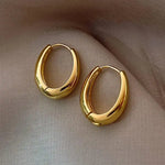Classic Golden Hoop Earrings