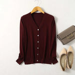 Serena Silk-Cashmere Cardigan