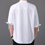 Ashby Mandarin Cotton Shirt
