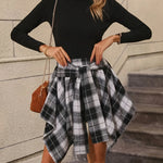 Urban Flannel Plaid Skirt