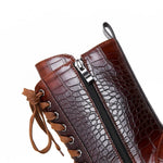 Westline Lace-Up Leather Boots
