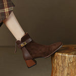 Kelly Suede Ankle Boots