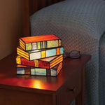 Stained Glass Book Lamp