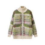 Astoria Oversized Plaid Knit Cardigan