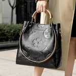 Floral Leather Crossbody Bag
