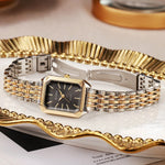 Rivière Square Dial Watch