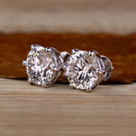 Lyra Glow Moissanite Studs