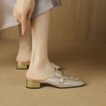 Florence Satin Mules