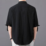 Ashby Mandarin Cotton Shirt
